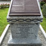 Memorial to the 11 soldiers and Mr. Vincent Chalandre in the town of Iron