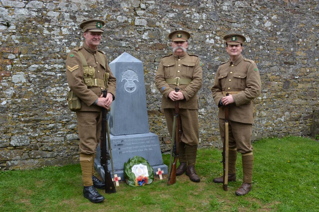Brian Kenny, Eugene Power and Colin Quigley of the Great War Society