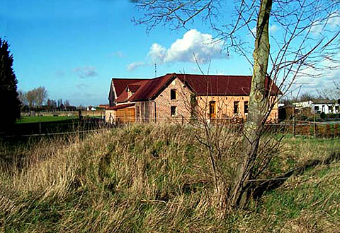 The house on Rue du Bois that backed Chapel N.D. de Seez