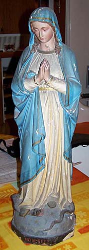 Statue Virgin Mary Chapel N.D. de Seez