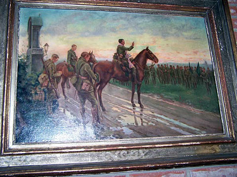 Last Absolution painting presented to the chapel owner by Mrs V. Rickard in 1935