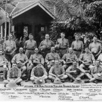 Officers of The 1st Battalion RMF in Rangoon circa 1914