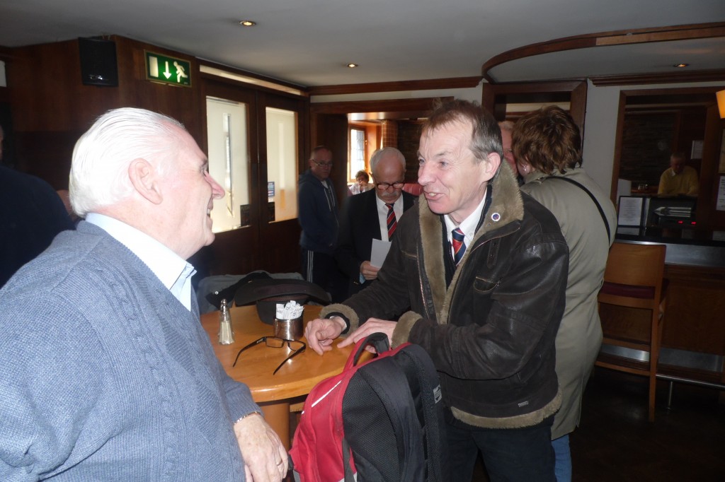 Tim McSweeney had Francis O'Connor chatting before the AGM.