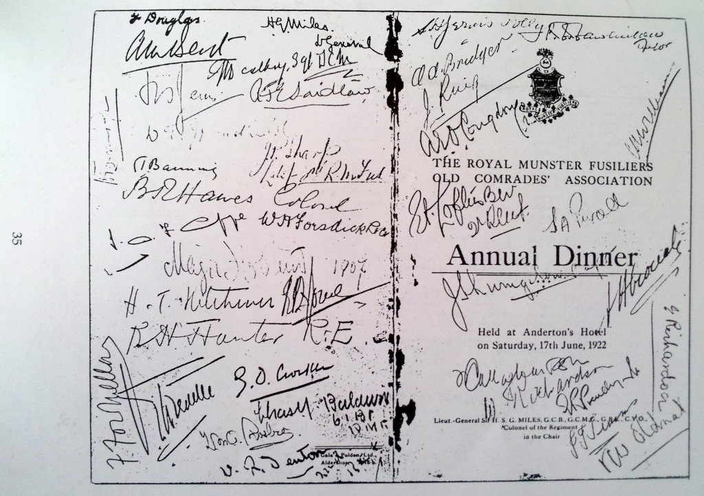 REGIMENTAL DINNER 1922 (3)