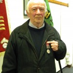 Mr John Shea with his Grandfather's Burma Medal
