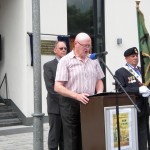 James Galvin (nephew of veteran) reciting the names