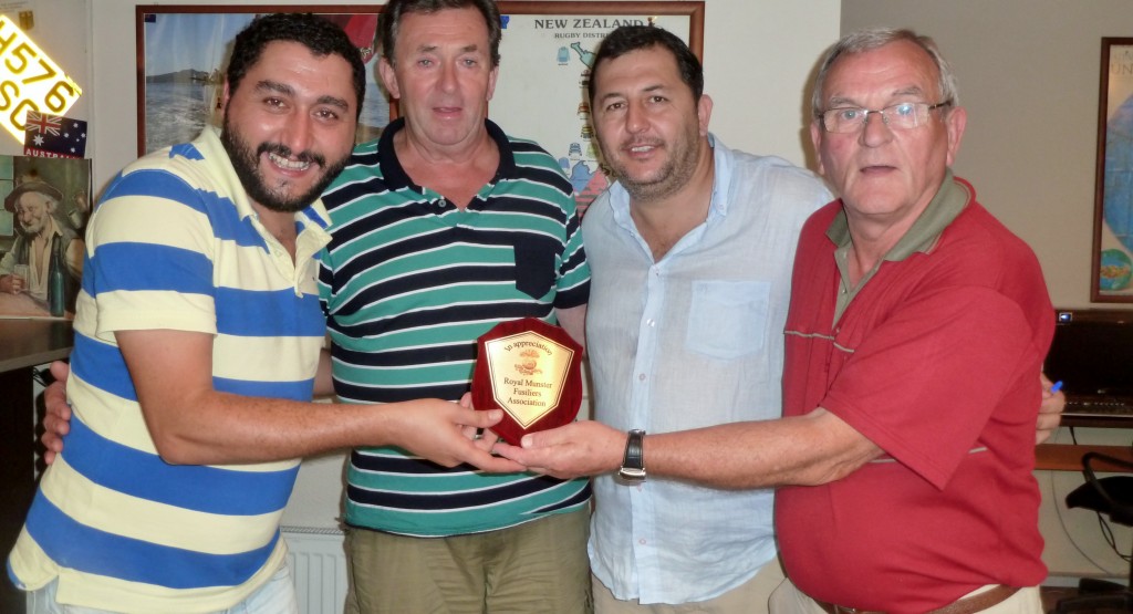 RMFA Plaque presentation