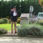 Chairman of The RMFA speaking at The Iron Memorial