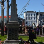 RMFA President Mr. Ollie Griffin laying a wreath at the War Memorial in Cork