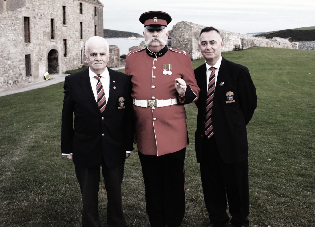 Ollie Griffin, Eugene Power and Adrian Foley of the RMF Association