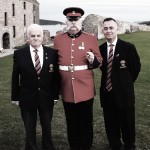 Ollie Griffin, Eugene Power and Adrian Foley of the RMF Association