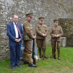 Dr Hedley Malloch of the RMF Association with the Great War Society