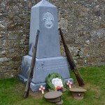 The memorial to the Royal Munster Fusiliers